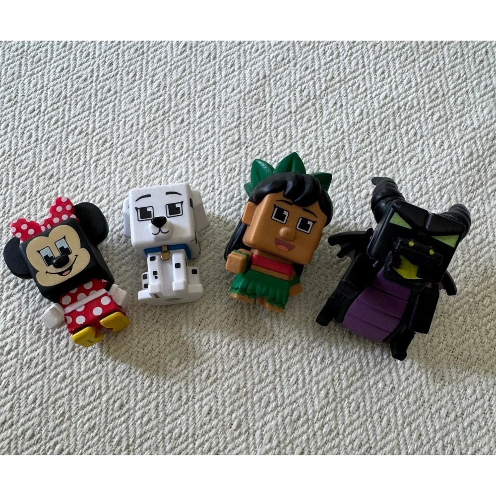 Funko Disney‎ Kingdomania Mini Figures Lot Minnie Lilo Pongo Maleficent Dragon